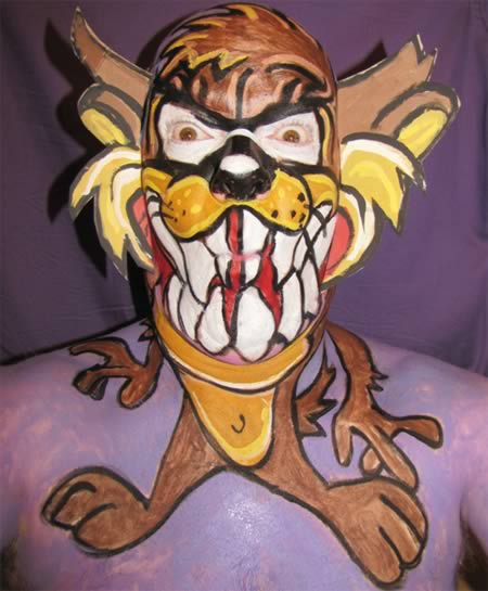 Những kiểu vẽ mặt quái đản nhất thế giới