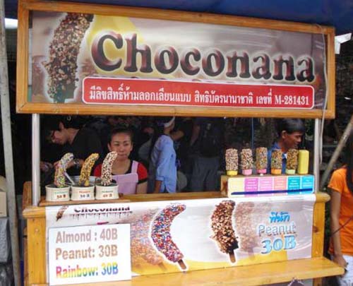 Choconana – Món ăn "lạ kỳ" trên đất Thái