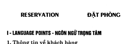 Hoc Tieng Anh Khach San