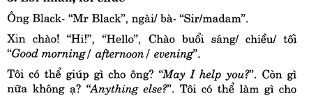 Hoc Tieng Anh Khach San