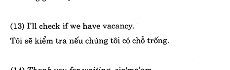 Hoc Tieng Anh Khach San