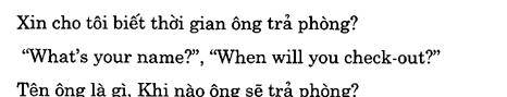 Hoc Tieng Anh Khach San