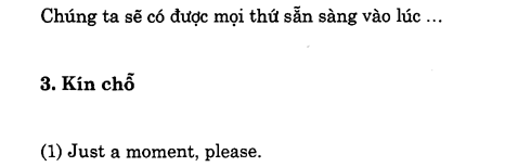 Hoc Tieng Anh Khach San