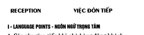 Hoc Tieng Anh Khach San