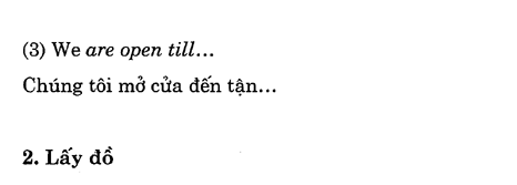 Hoc Tieng Anh Khach San
