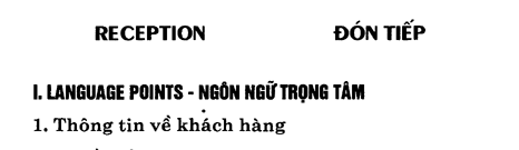 Hoc Tieng Anh Khach San