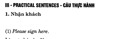 Hoc Tieng Anh Khach San