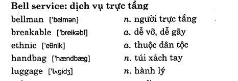 Hoc Tieng Anh Khach San