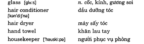Hoc Tieng Anh Khach San