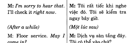 Hoc Tieng Anh Khach San