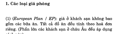 Hoc Tieng Anh Khach San