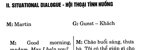 Hoc Tieng Anh Khach San