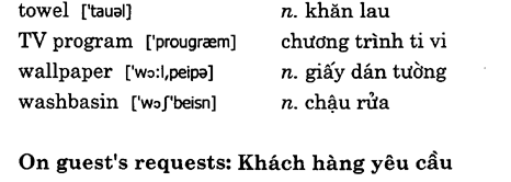 Hoc Tieng Anh Khach San