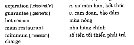 Hoc Tieng Anh Khach San