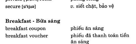 Hoc Tieng Anh Khach San
