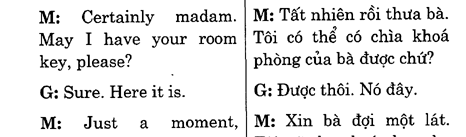 Hoc Tieng Anh Khach San