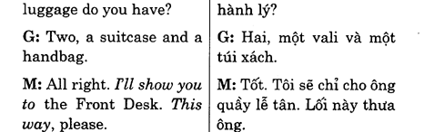 Hoc Tieng Anh Khach San