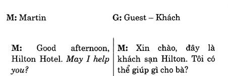 Hoc Tieng Anh Khach San