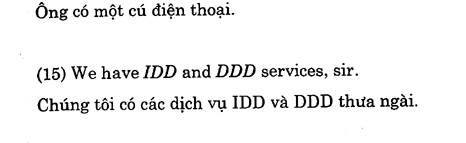 Hoc Tieng Anh Khach San