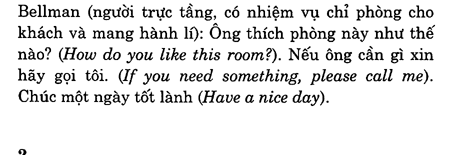 Hoc Tieng Anh Khach San