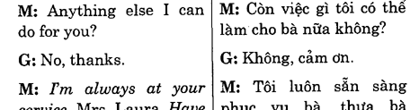Hoc Tieng Anh Khach San