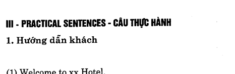 Hoc Tieng Anh Khach San