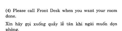 Hoc Tieng Anh Khach San