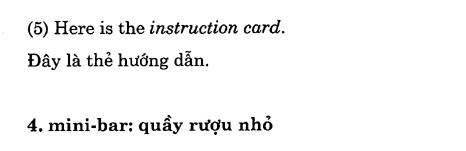 Hoc Tieng Anh Khach San