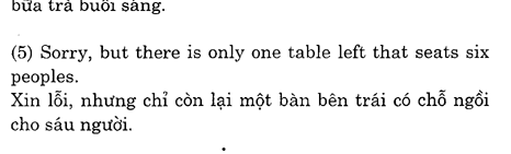 Hoc Tieng Anh Nha Hang