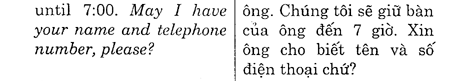 Hoc Tieng Anh Nha Hang
