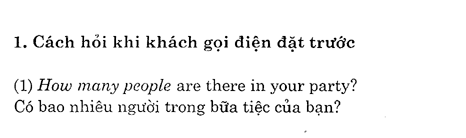 Hoc Tieng Anh Nha Hang