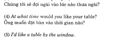 Hoc Tieng Anh Nha Hang