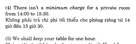 Hoc Tieng Anh Nha Hang