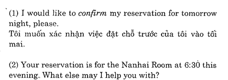 Hoc Tieng Anh Nha Hang