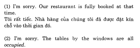 Hoc Tieng Anh Nha Hang