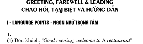 Hoc Tieng Anh Nha Hang