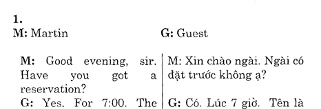 Hoc Tieng Anh Nha Hang