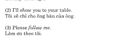 Hoc Tieng Anh Nha Hang