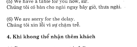 Hoc Tieng Anh Nha Hang