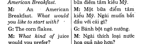 Hoc Tieng Anh Nha Hang