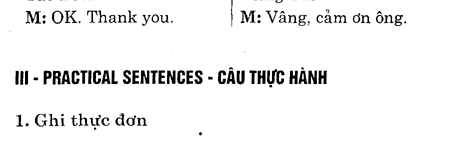 Hoc Tieng Anh Nha Hang