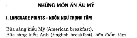 Hoc Tieng Anh Nha Hang