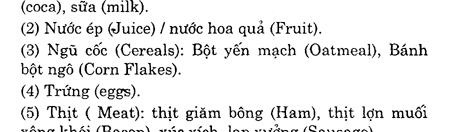 Hoc Tieng Anh Nha Hang
