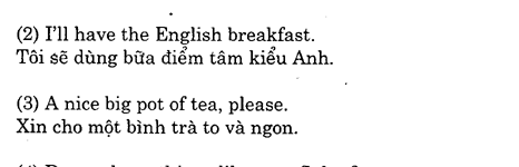 Hoc Tieng Anh Nha Hang