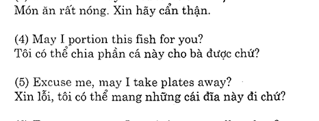 Hoc Tieng Anh Nha Hang