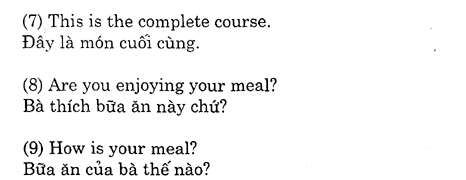Hoc Tieng Anh Nha Hang