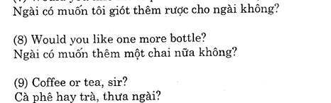 Hoc Tieng Anh Nha Hang