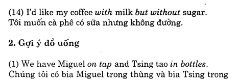 Hoc Tieng Anh Nha Hang