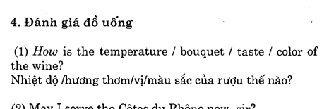 Hoc Tieng Anh Nha Hang