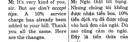 Hoc Tieng Anh Nha Hang